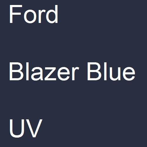 Ford, Blazer Blue, UV.